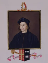 Portret van Cuthbert Tunstall (1474-1559) bisschop van Durham uit 
